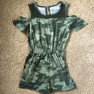 Girls Camo romper